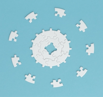 Rompecabezas en forma circular. Rompecabezas en forma circular.