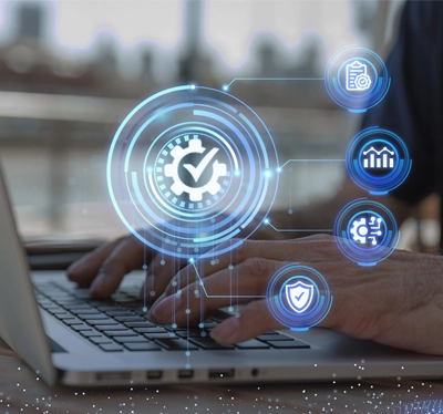 Manos programando iconos aplicaciones Manos programando iconos aplicaciones